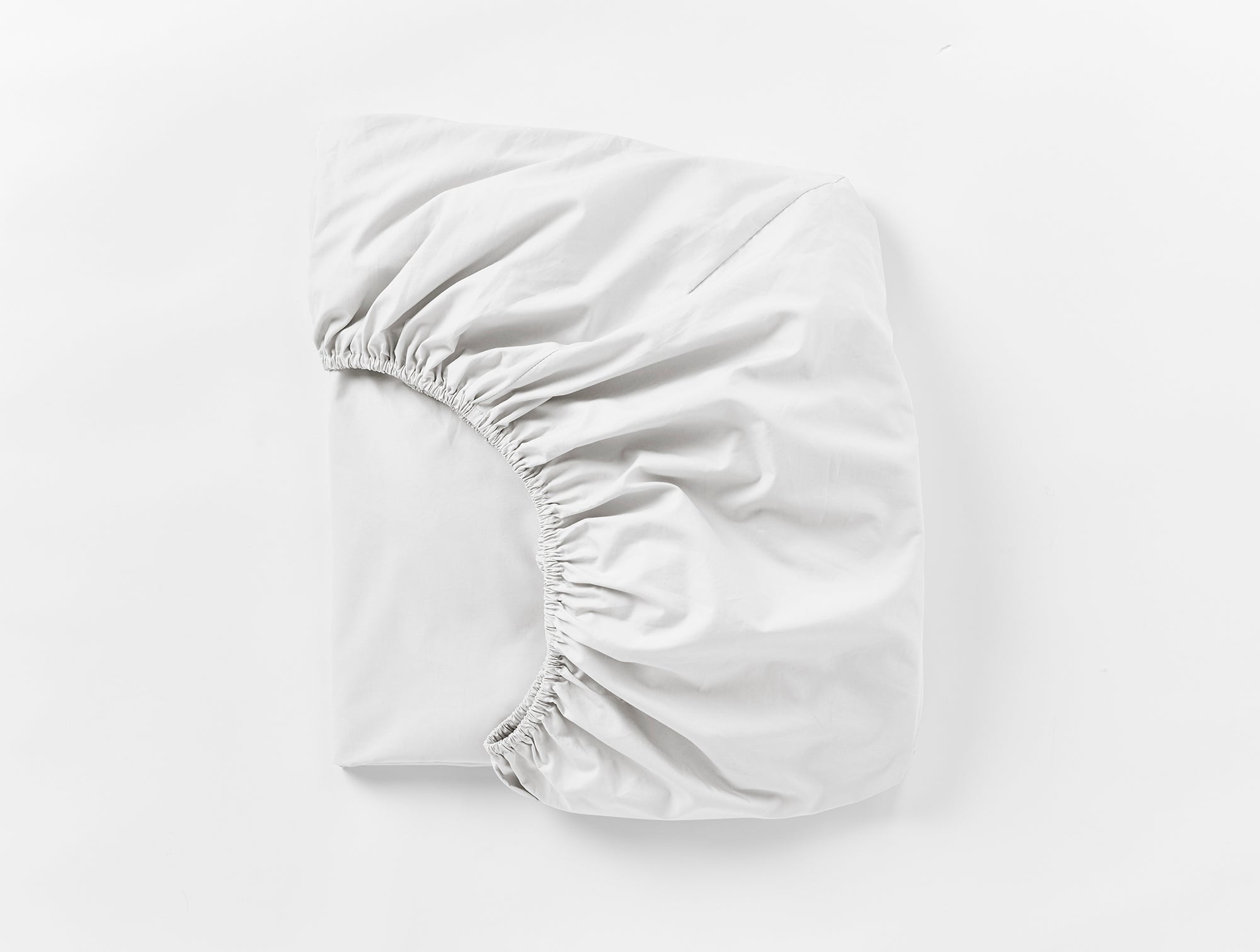 300 TC Organic Percale Fitted Sheet in Twin XL