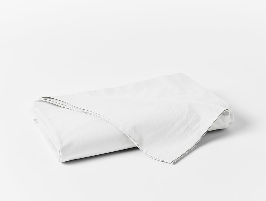 300 Thread Count Organic Percale Sheets | Alpine White
