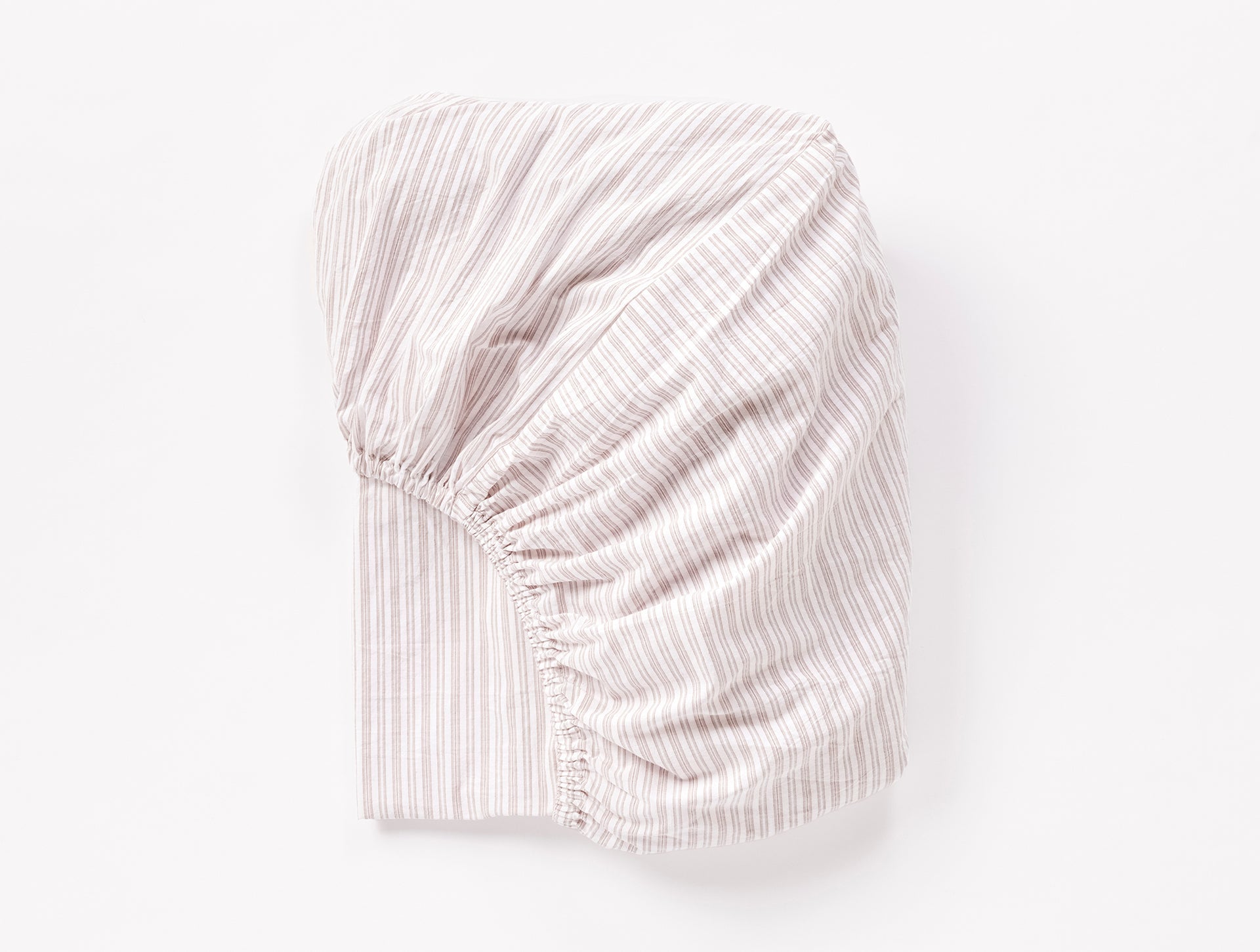 Organic Crinkled Percale™ Fitted Sheet