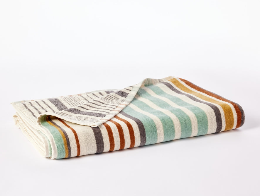 Dawn Stripe Organic Beach Towel