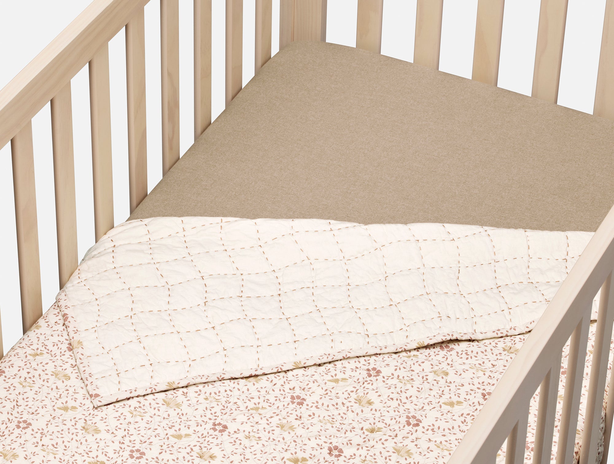 Cloud Brushed™ Organic Flannel Crib Sheet