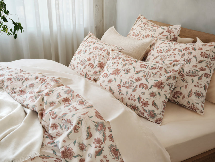 Viola Organic Print Sham