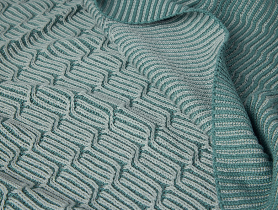 Ivy Organic Knit Throw