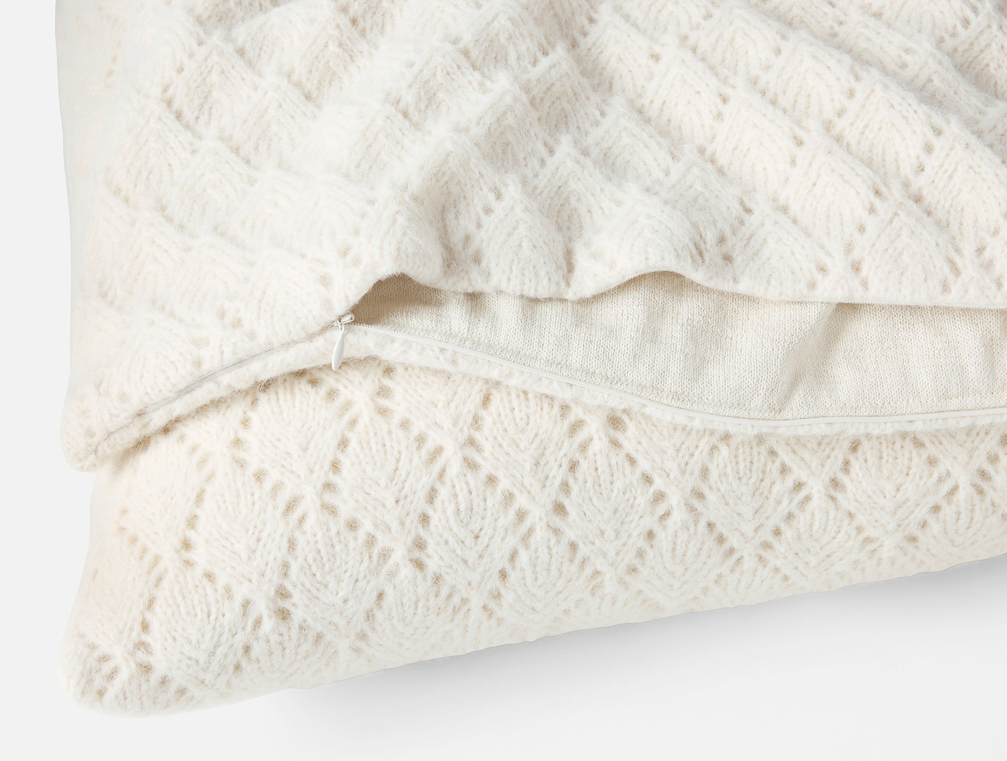Paracas Alpaca Cotton Knit Decorative Pillow Cover