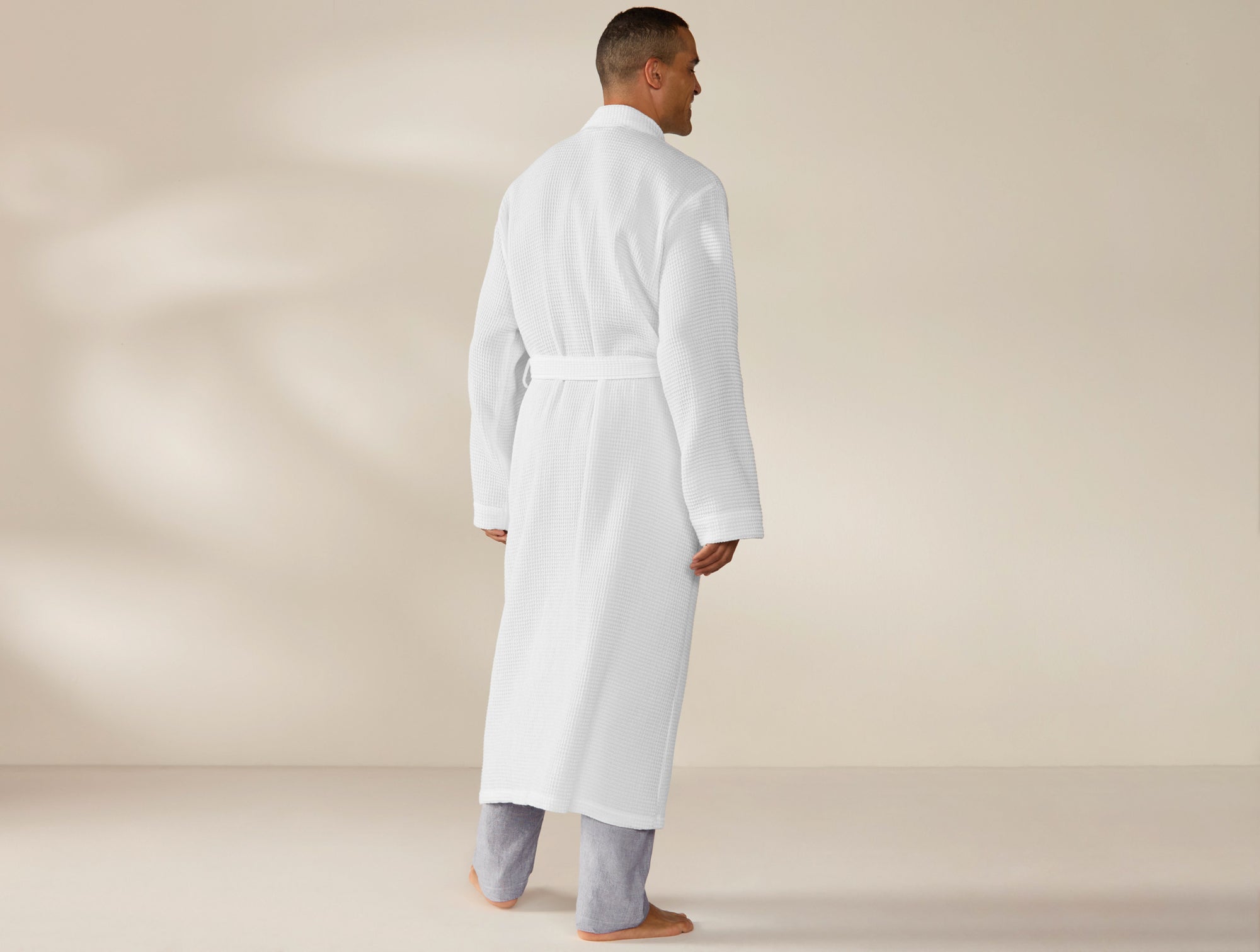 Unisex Organic Waffle Robe