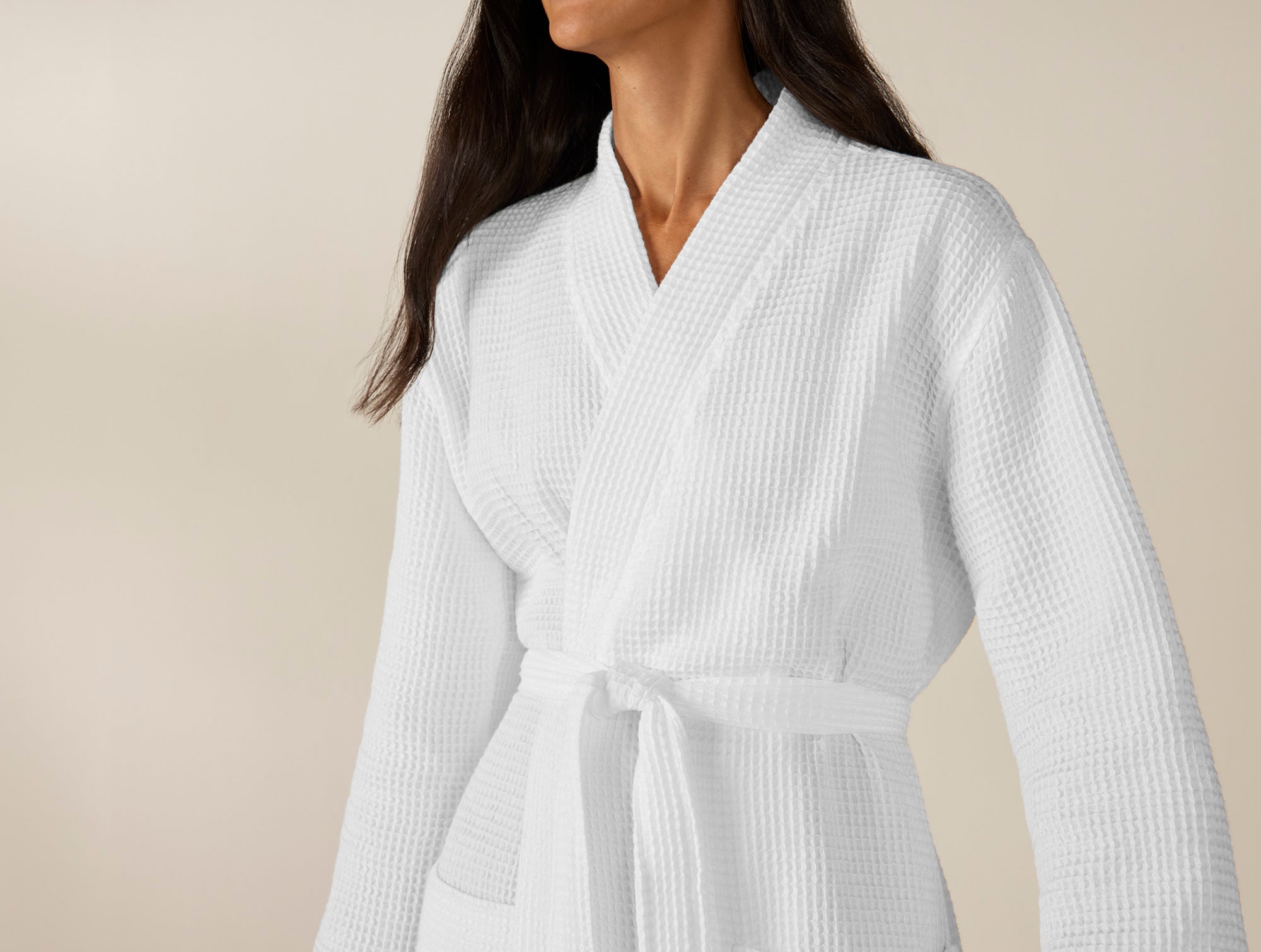 Unisex Organic Waffle Robe