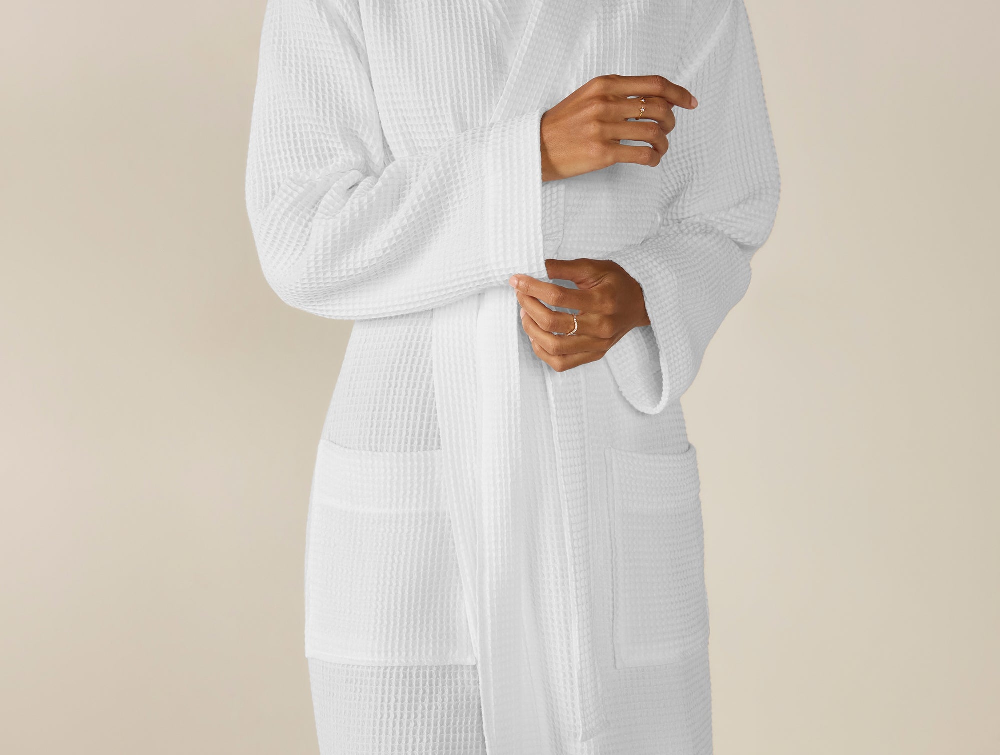 Unisex Organic Waffle Robe