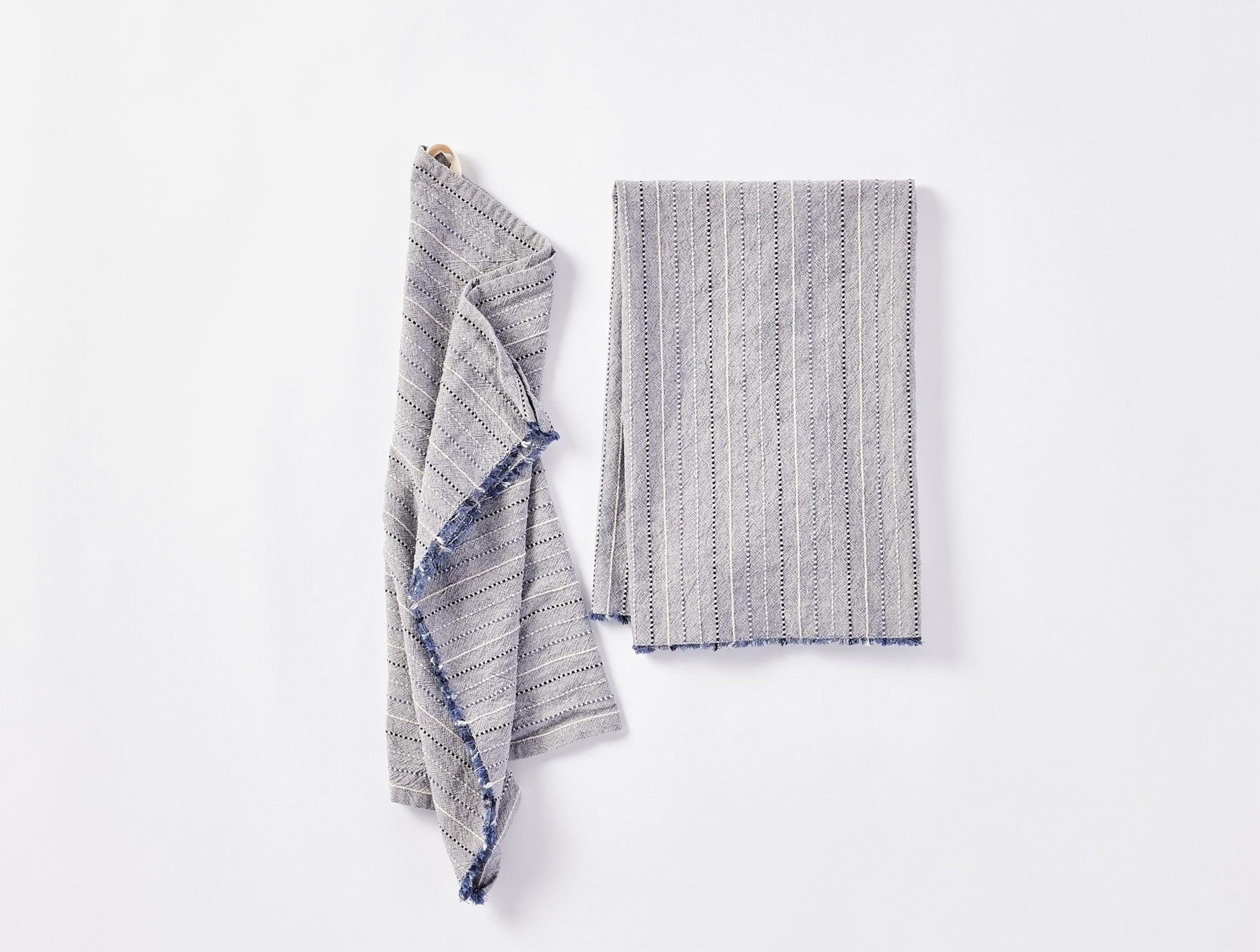 Fringe Stripe Organic Hand Towel, Set Of 2 – Coyuchi
