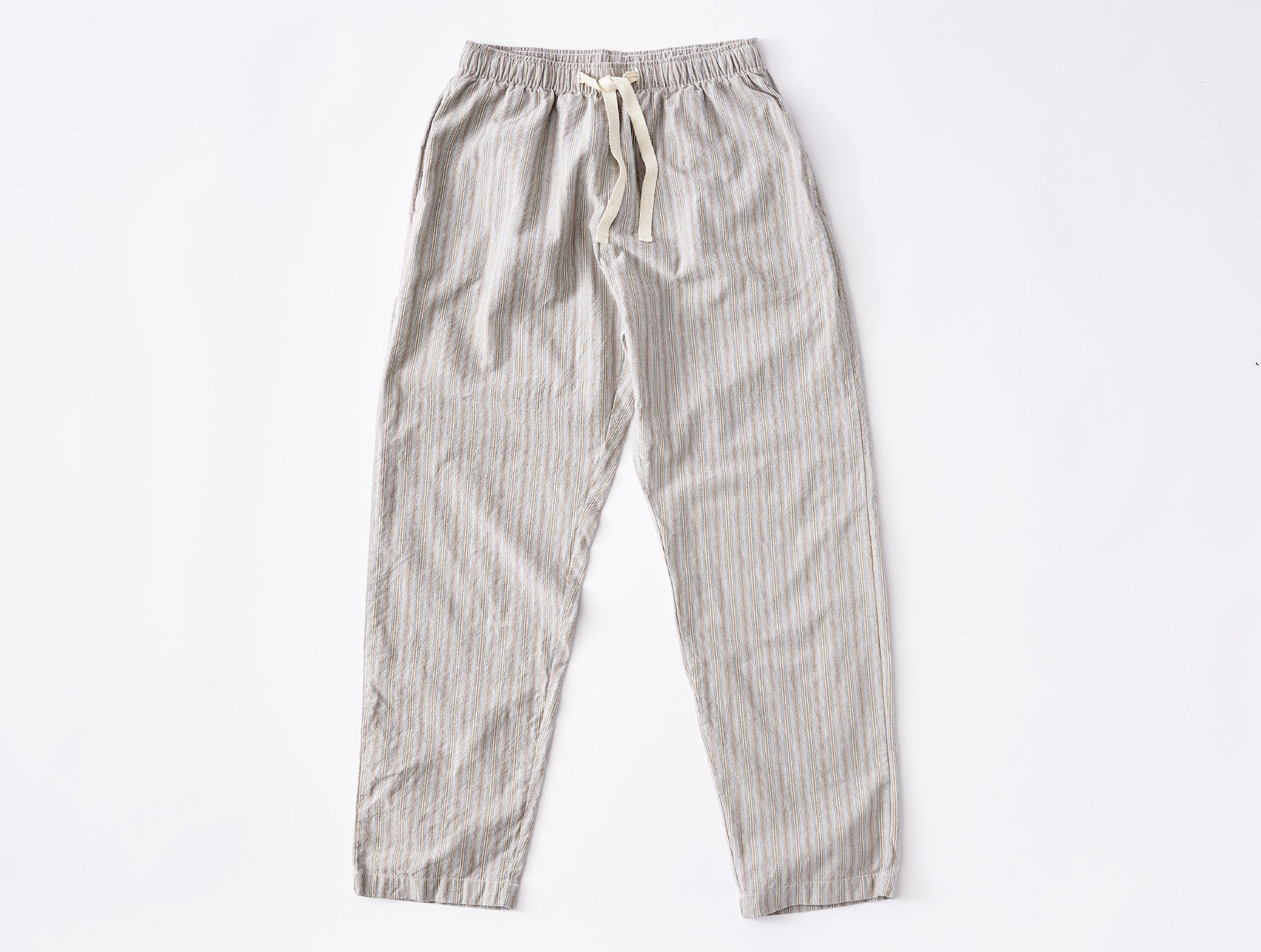 Men's Striped Organic Crinkled Pajama Pants