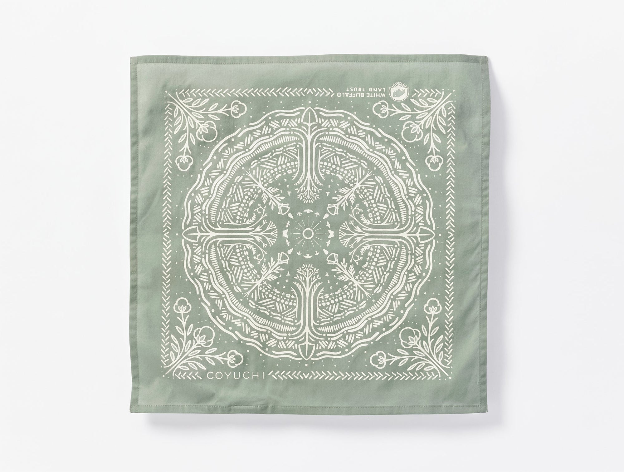 White Buffalo Land Trust Bandana Napkins, Set of 4