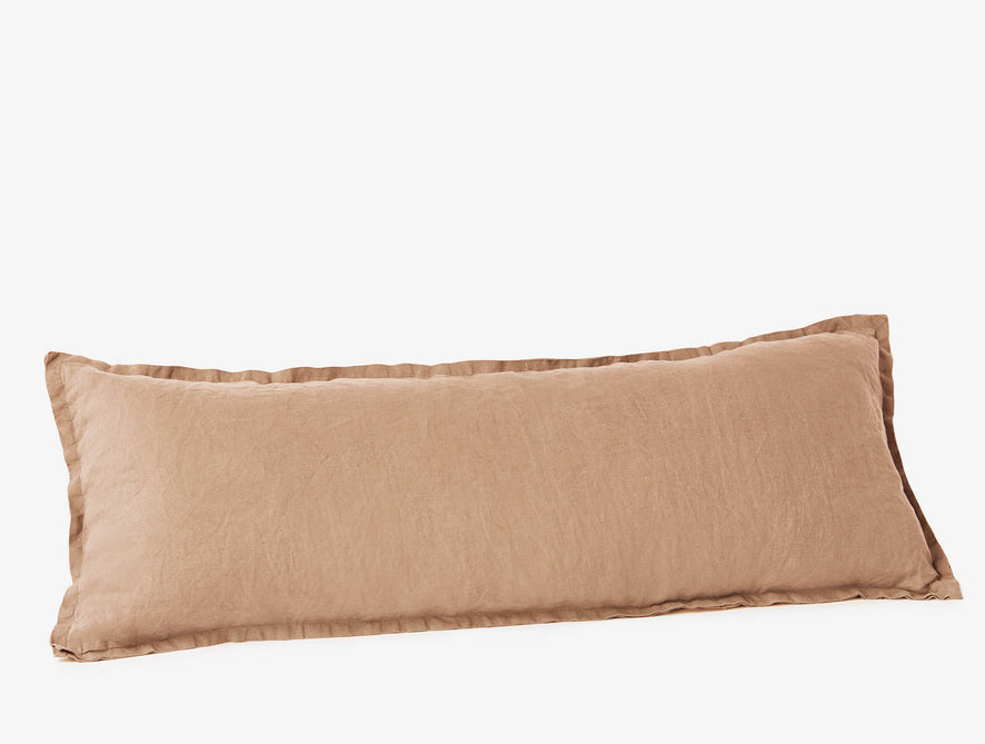 Organic Relaxed Linen Lumbar Pillow Cover | Doe