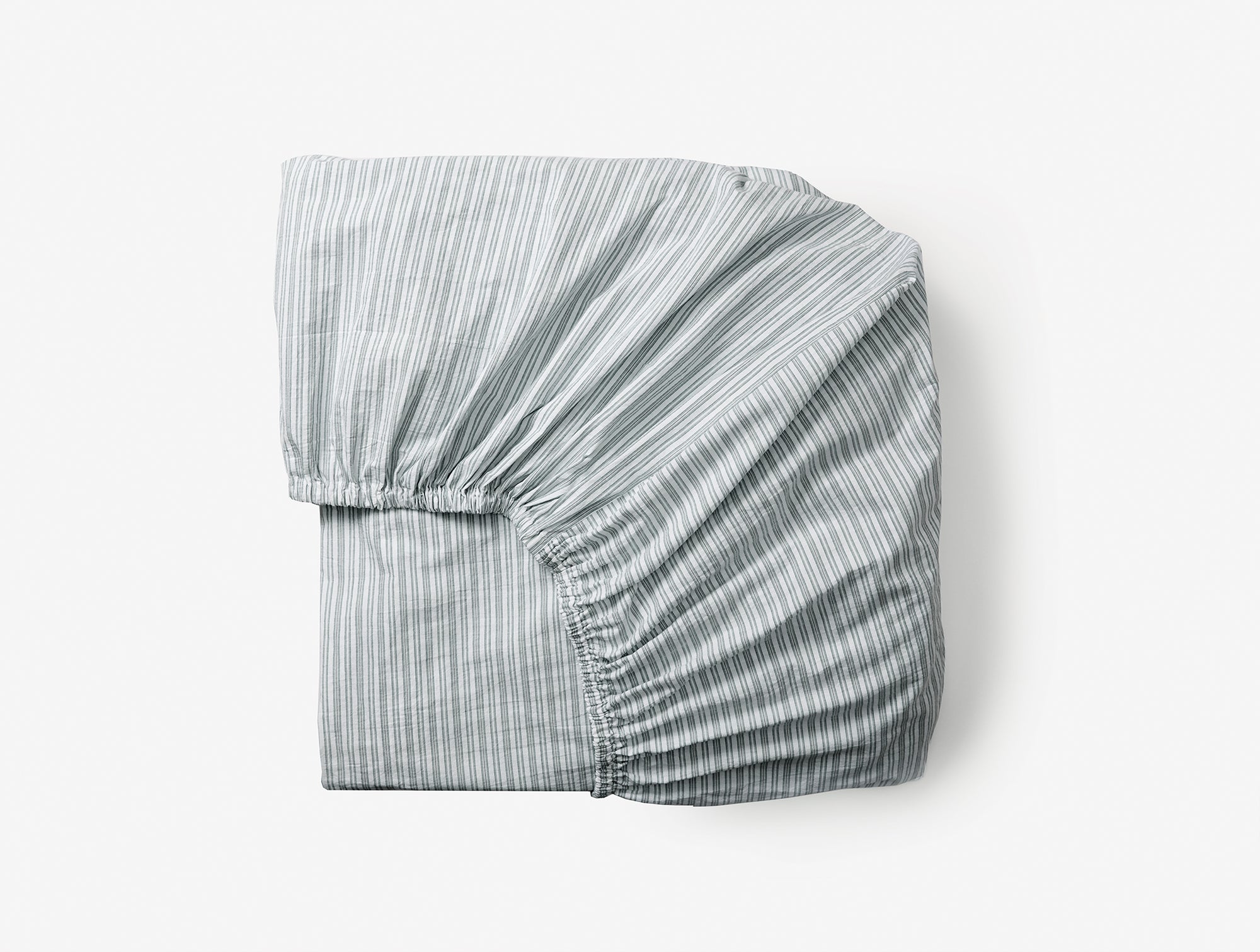 Organic Crinkled Percale™ Fitted Sheets 