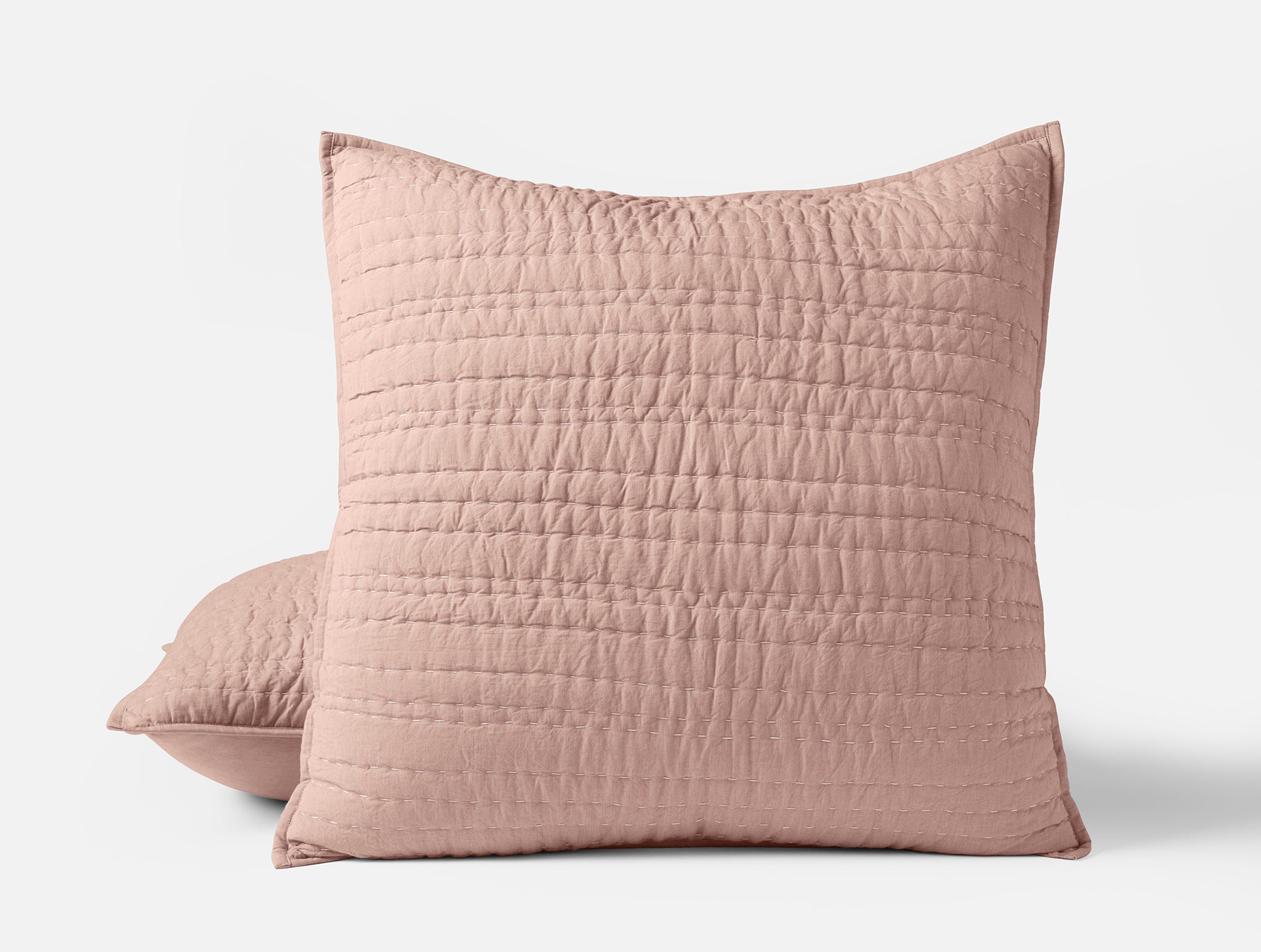 Channel Handstitched Organic Sham – Coyuchi