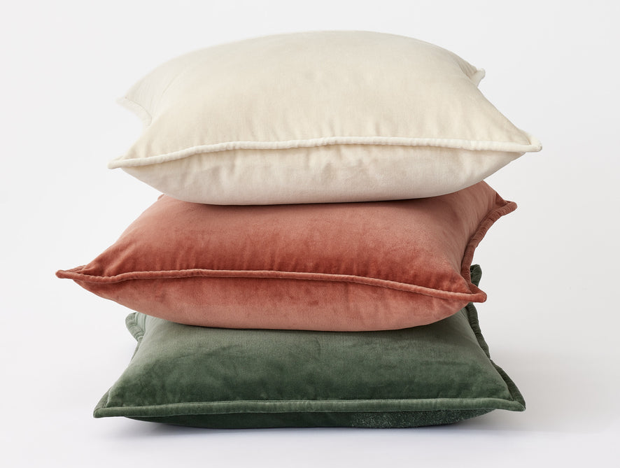 Velvet Organic Pillow Cover