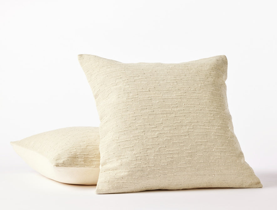 Toro Canyon Organic Pillow Cover | Undyed/Pine