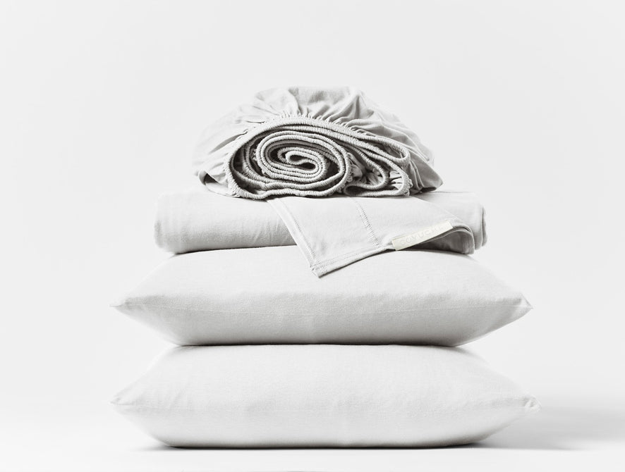 Organic Jersey Sheets | Alpine White