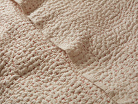Pebbled Handstitched Organic Quilt  