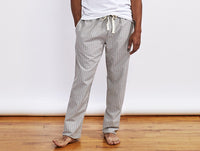 Men's Striped Organic Crinkled Pajama Pants 