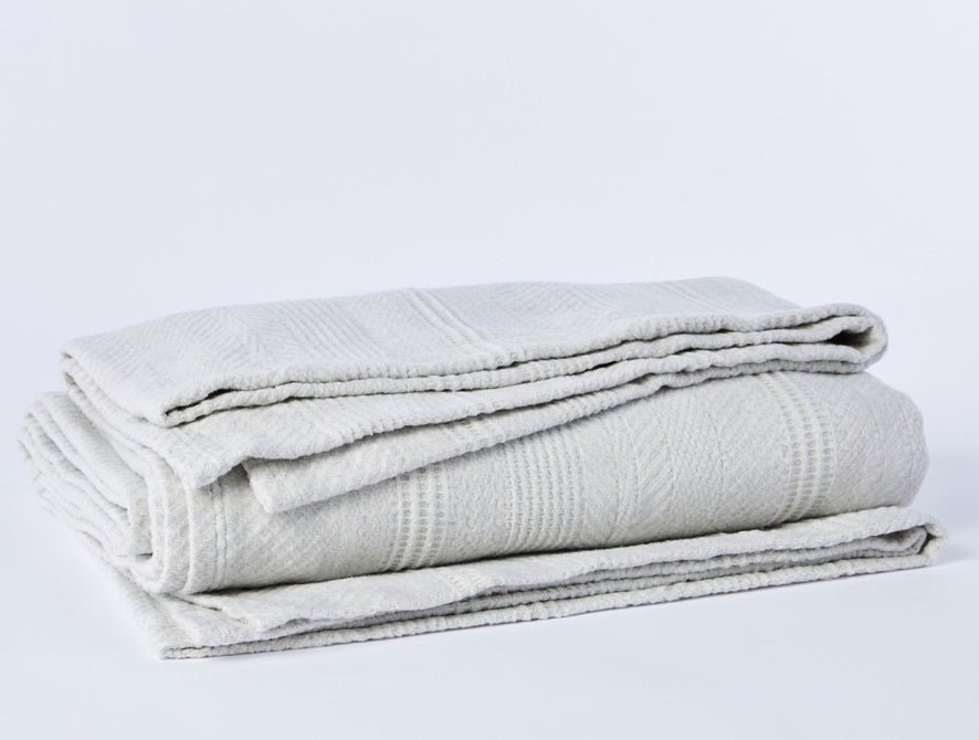 Full Circle Recycled Cotton Blanket | Mist