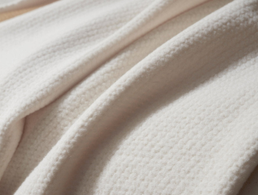 Sequoia Washable Organic Cotton & Wool Blanket | Undyed