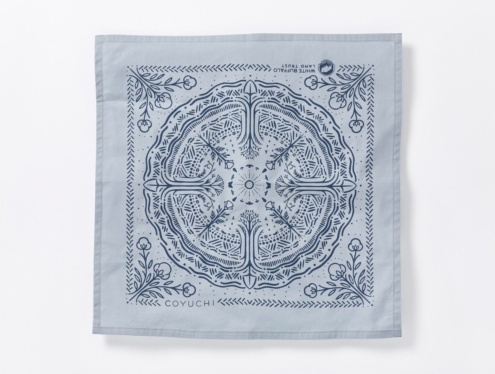 White Buffalo Land Trust Bandana Napkins, Set of 4