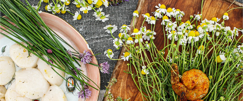 Summer Dining: Shrimp & Scallop Herb Bundle with Diana Yen