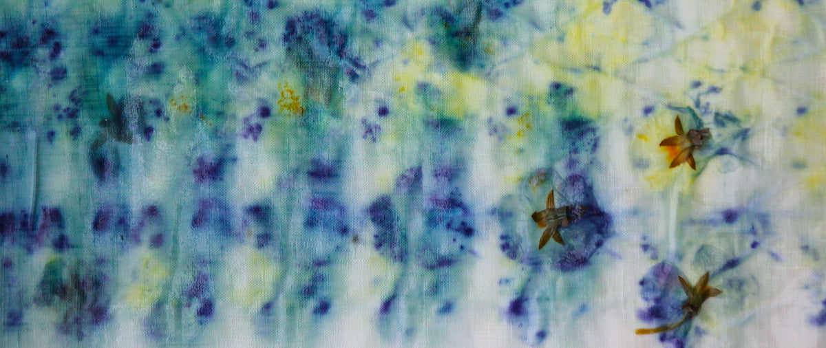 Fresh Flower Napkins Using Pollinator Palettes