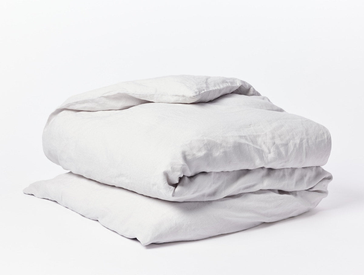 Organic Relaxed Linen Duvet Cover - Renewed