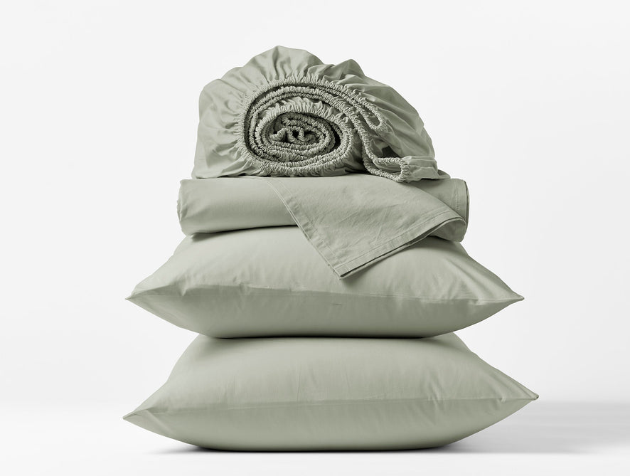 300 Thread Count Organic Percale Sheets | Laurel