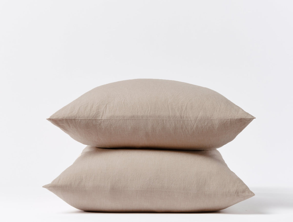 Organic Crinkled Percale™ Pillowcases - Renewed