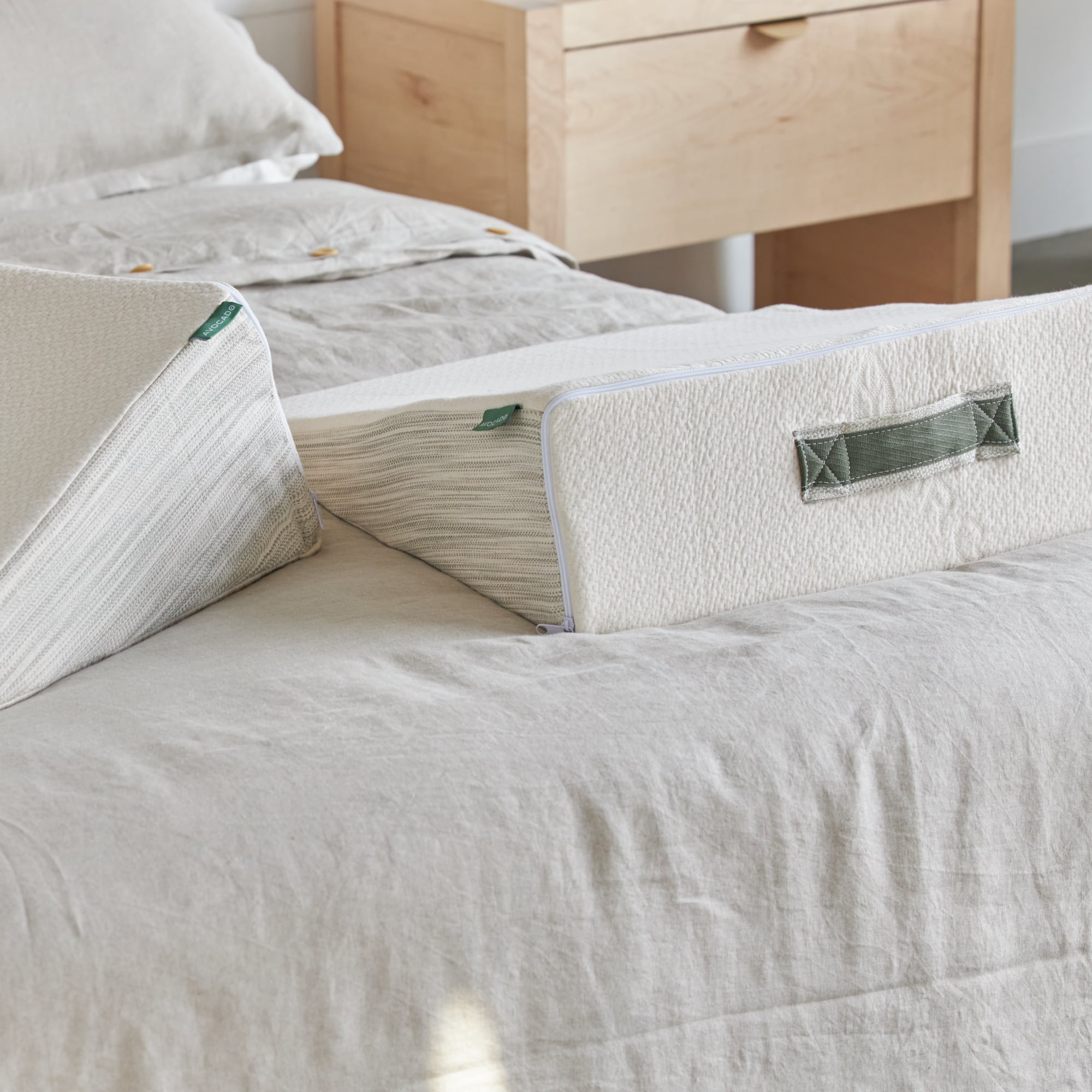 Avocado Organic Latex Wedge Pillow