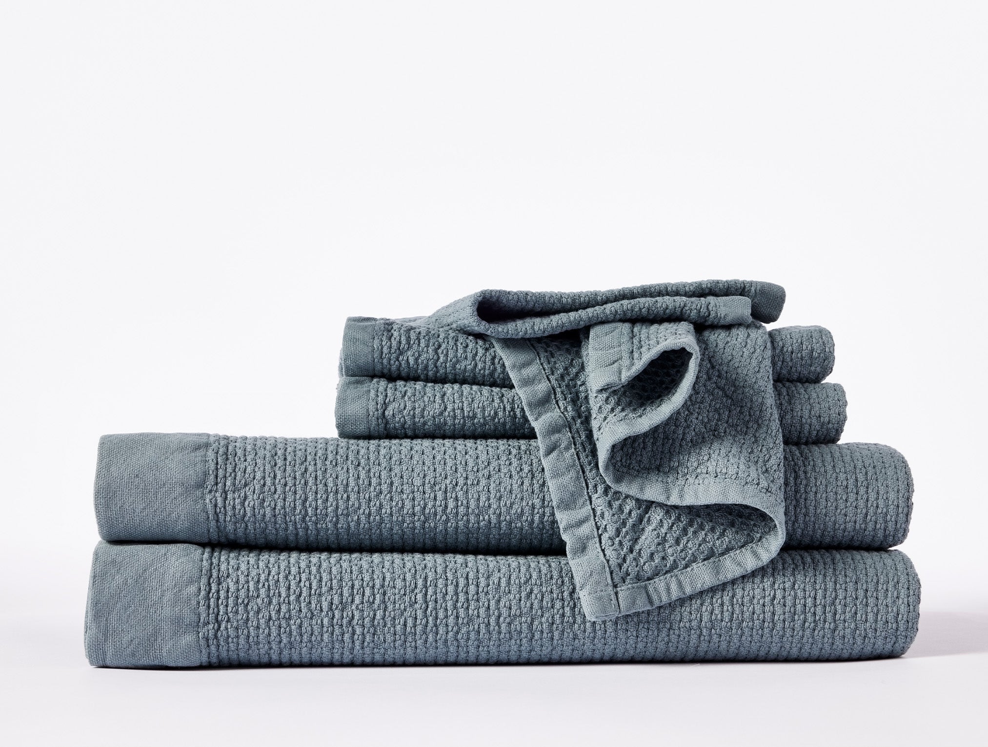 Adriatic Organic Towels (color: River)