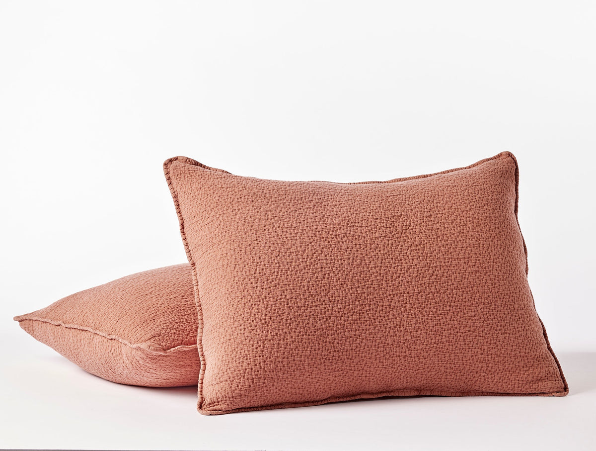 Cascade Organic Matelasse Sham