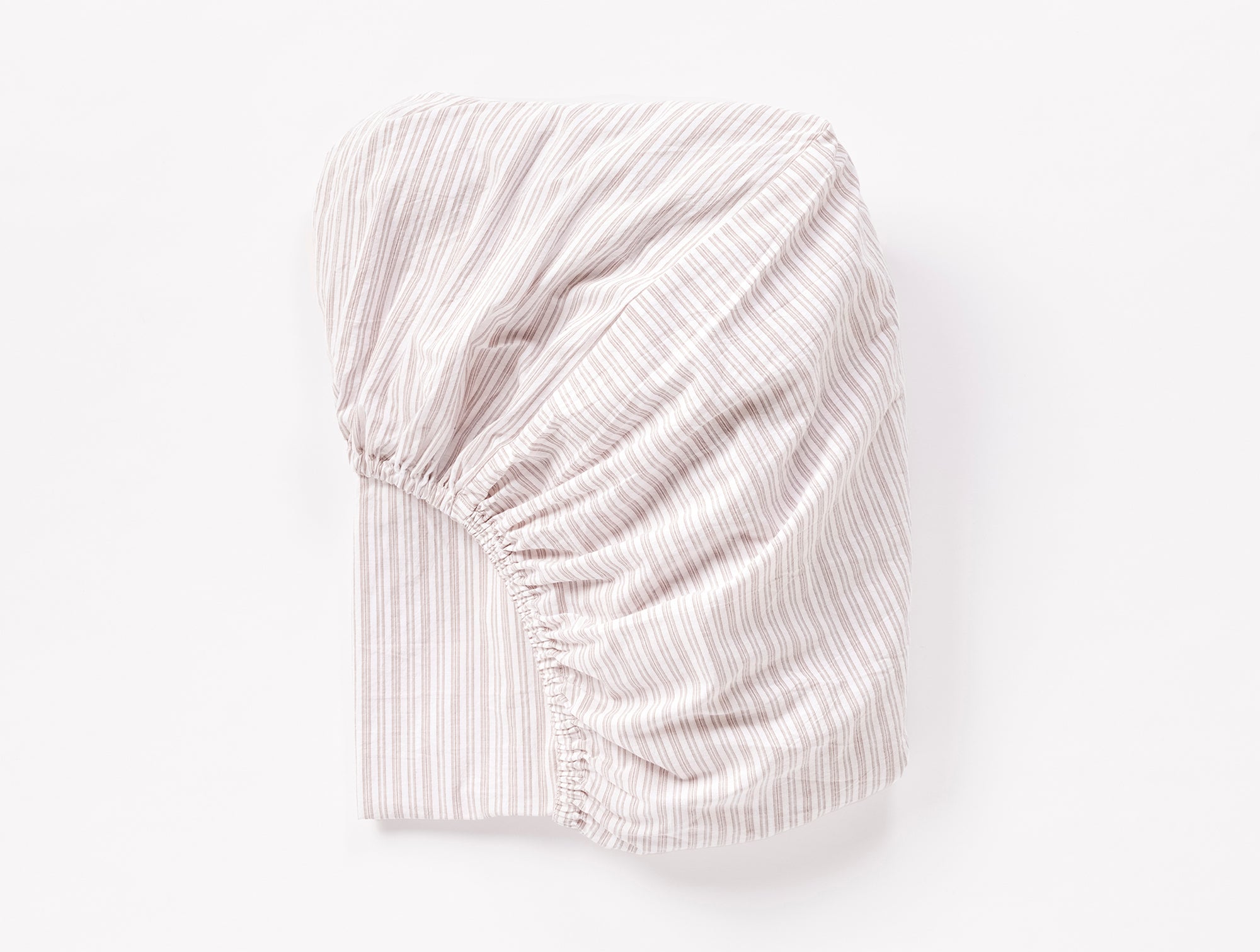 Organic Crinkled Percale™️ Fitted Sheets 