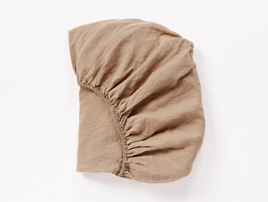 Organic Relaxed Linen Fitted Sheets | Doe