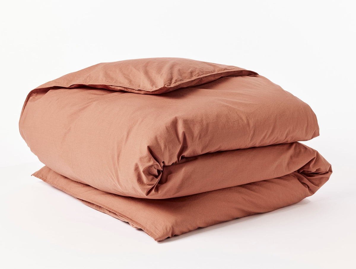Organic Crinkled Percale™️ Duvet Cover - Renewed