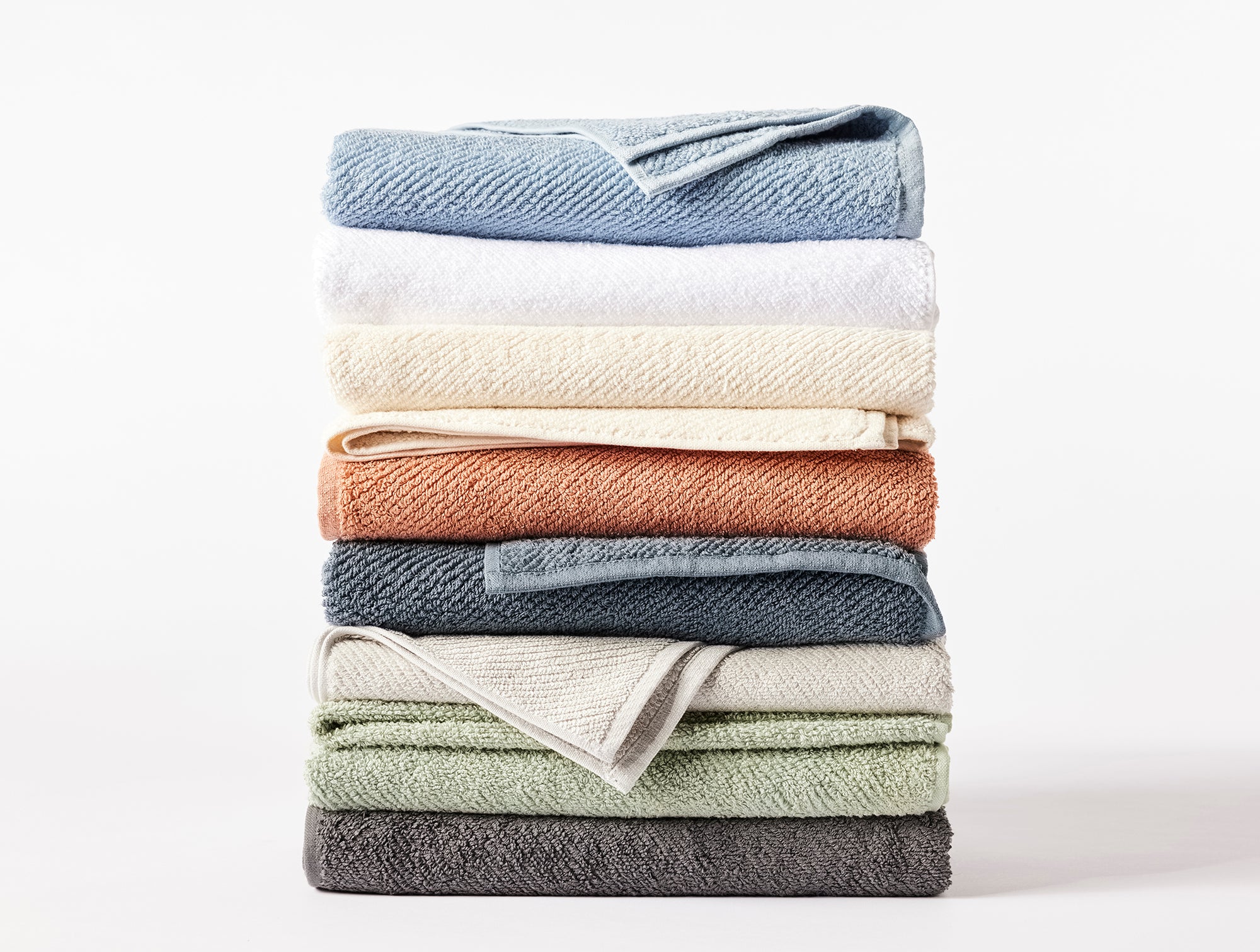 100% Organic Cotton Bath Towels Collection