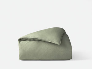 Organic Crinkled Percale™️ Duvet Cover
