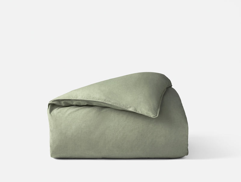 Organic Crinkled Percale™️ Duvet Cover