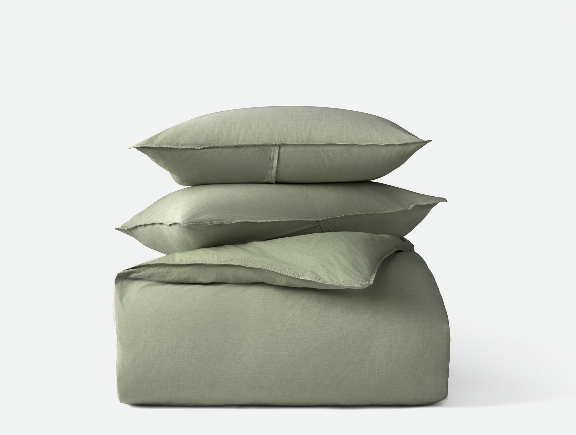 Organic Crinkled Percale™ Duvet Set