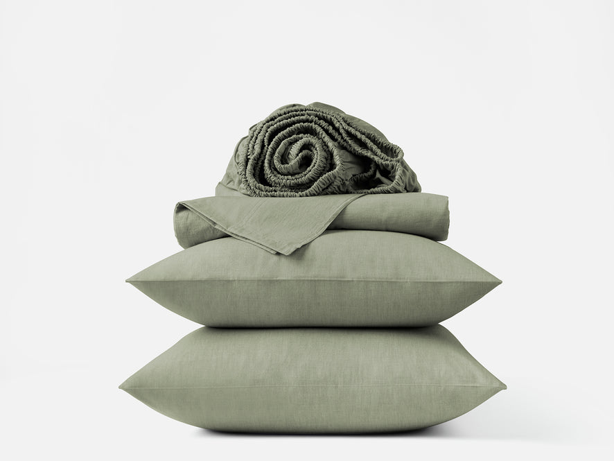 Organic Crinkled Percale™ Sheet Set