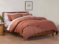 Organic Crinkled Percale™️ Duvet Cover 