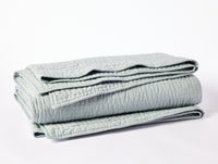 Channel Handstitched Organic Quilt - Renewed