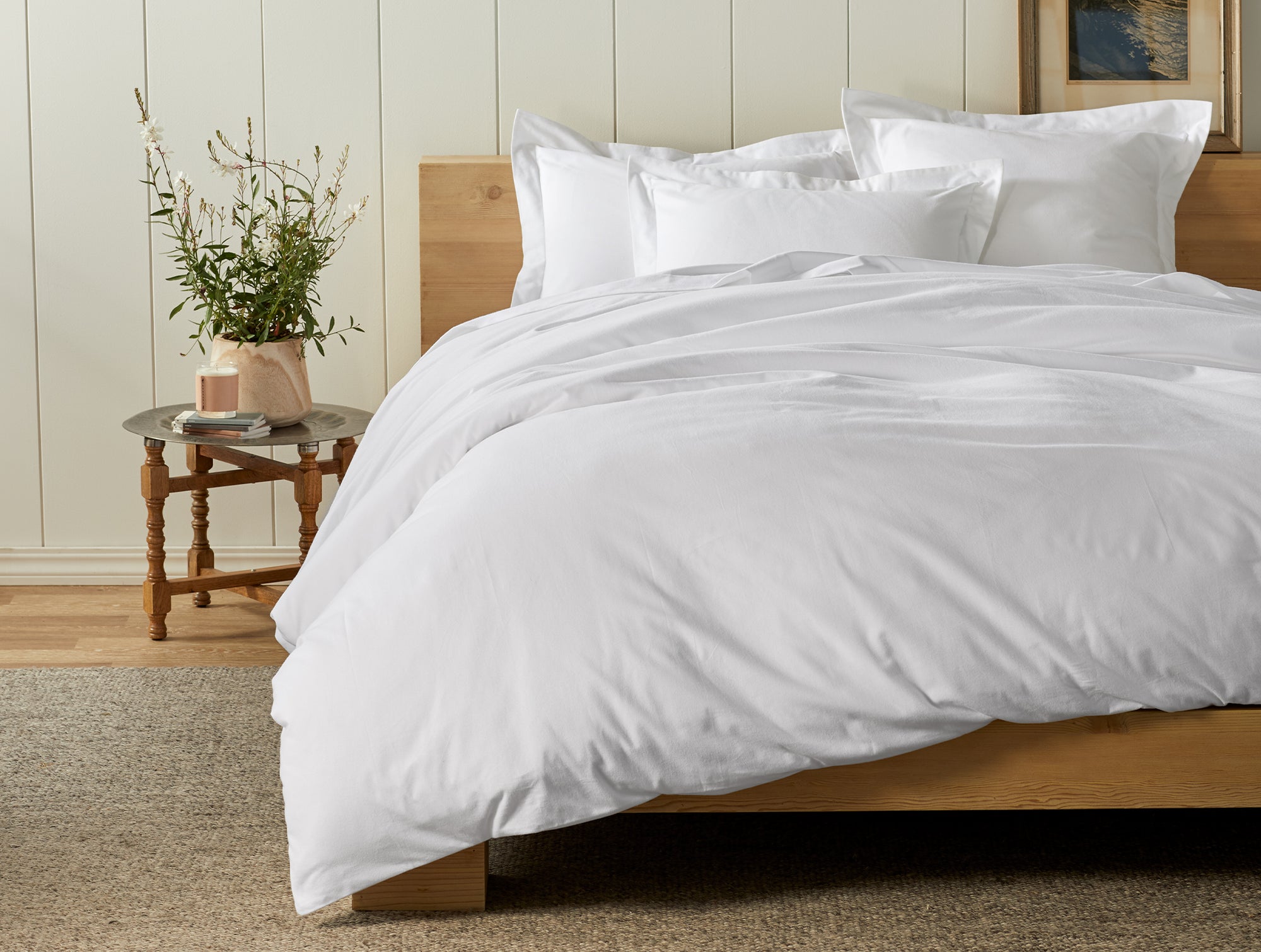 Cloud Brushed™ Organic Flannel Bedding Set in Queen