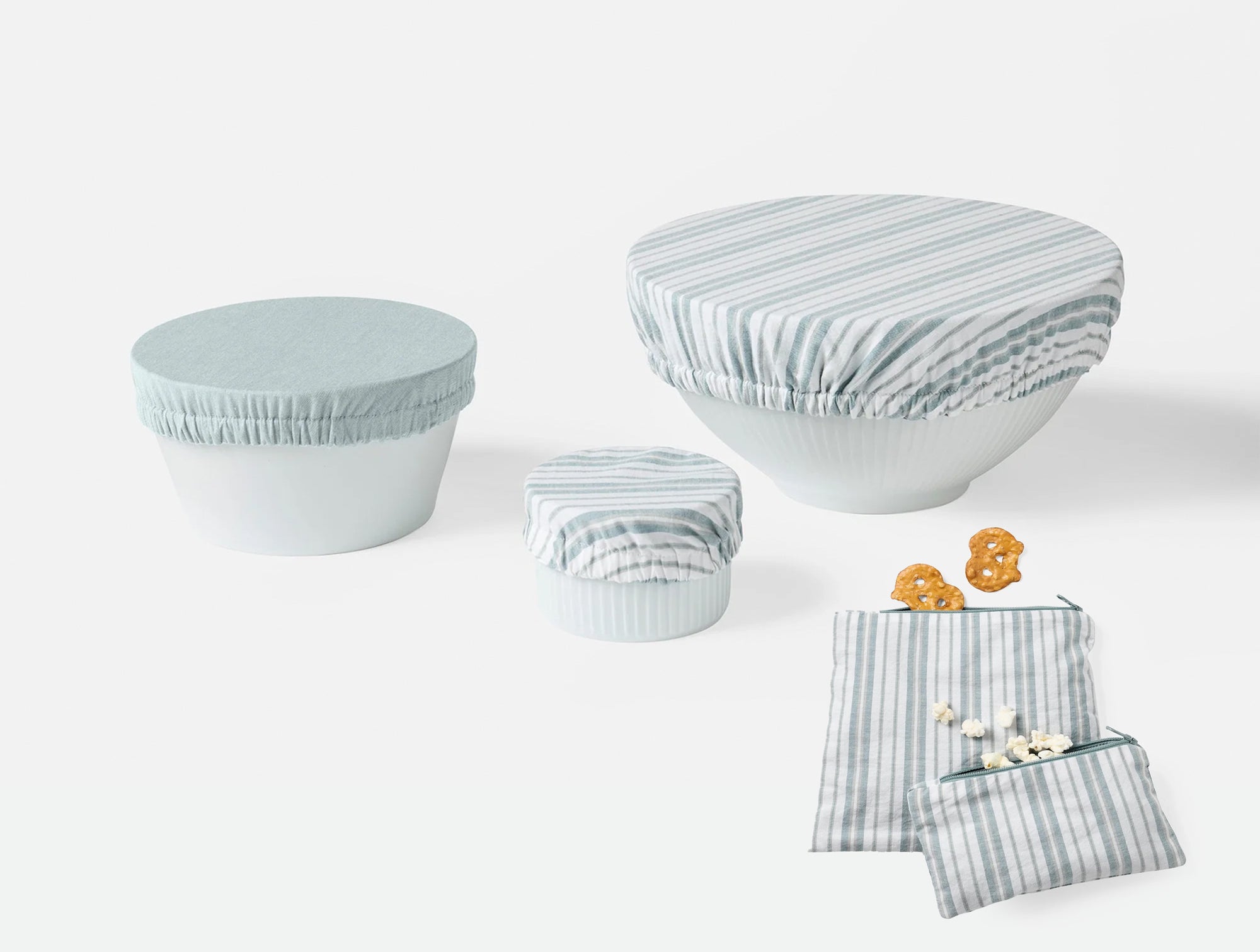 Coyuchi Conserve Organic Bowl Covers + Snack Bag Set