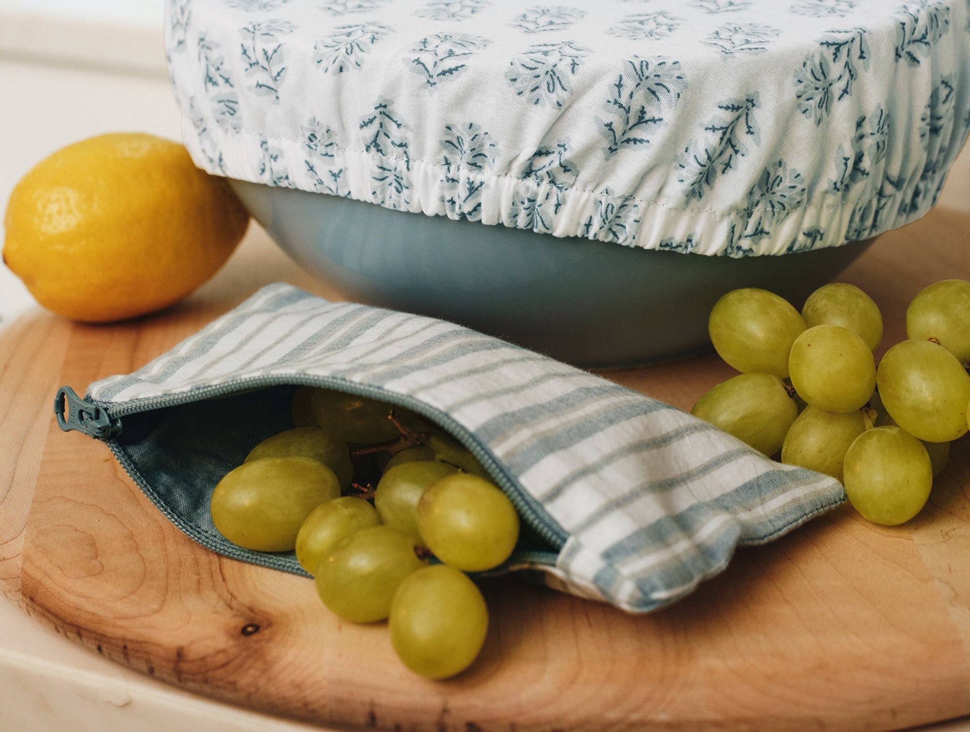 Coyuchi Conserve Organic Bowl Covers + Snack Bag Set