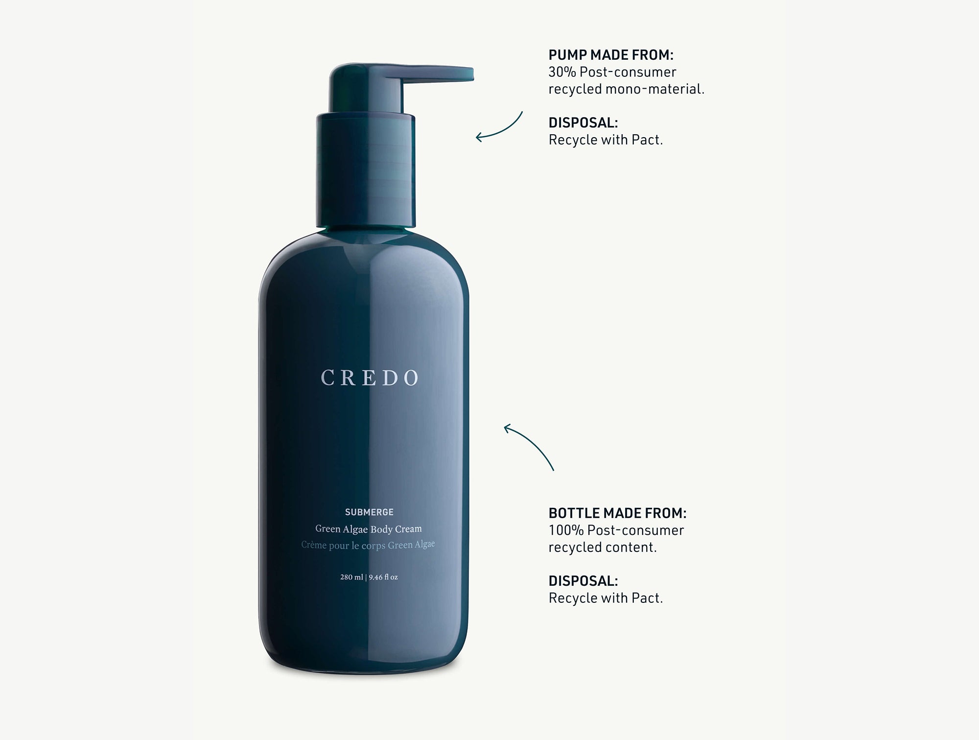 Credo Submerge Green Algae Body Cream