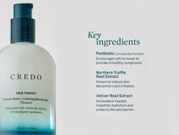 Credo True Timeout Vetiver Root + Calming Botanicals Cleanser for Sensitive Skin