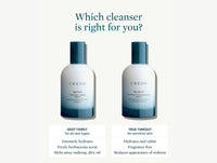 Credo True Timeout Vetiver Root + Calming Botanicals Cleanser for Sensitive Skin