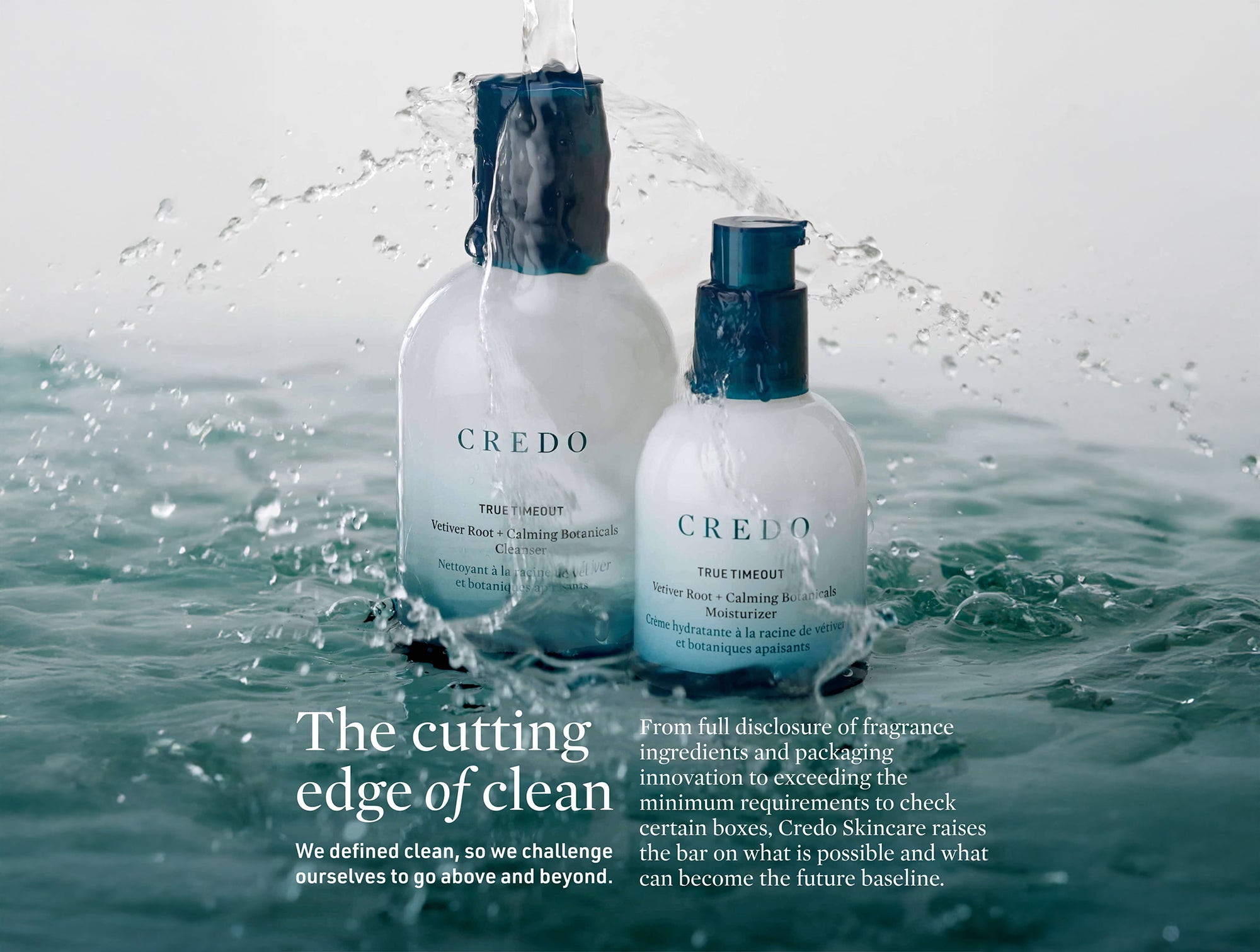 Credo True Timeout Vetiver Root + Calming Botanicals Moisturizer for Sensitive Skin